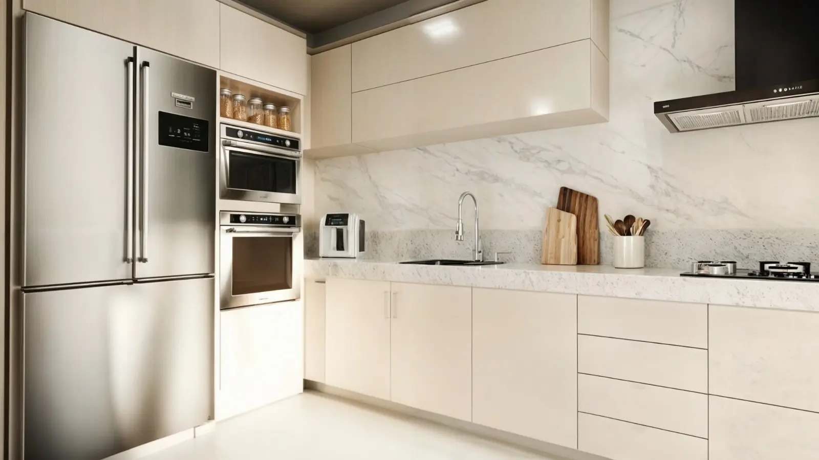 Segunda visão da cozinha planejada